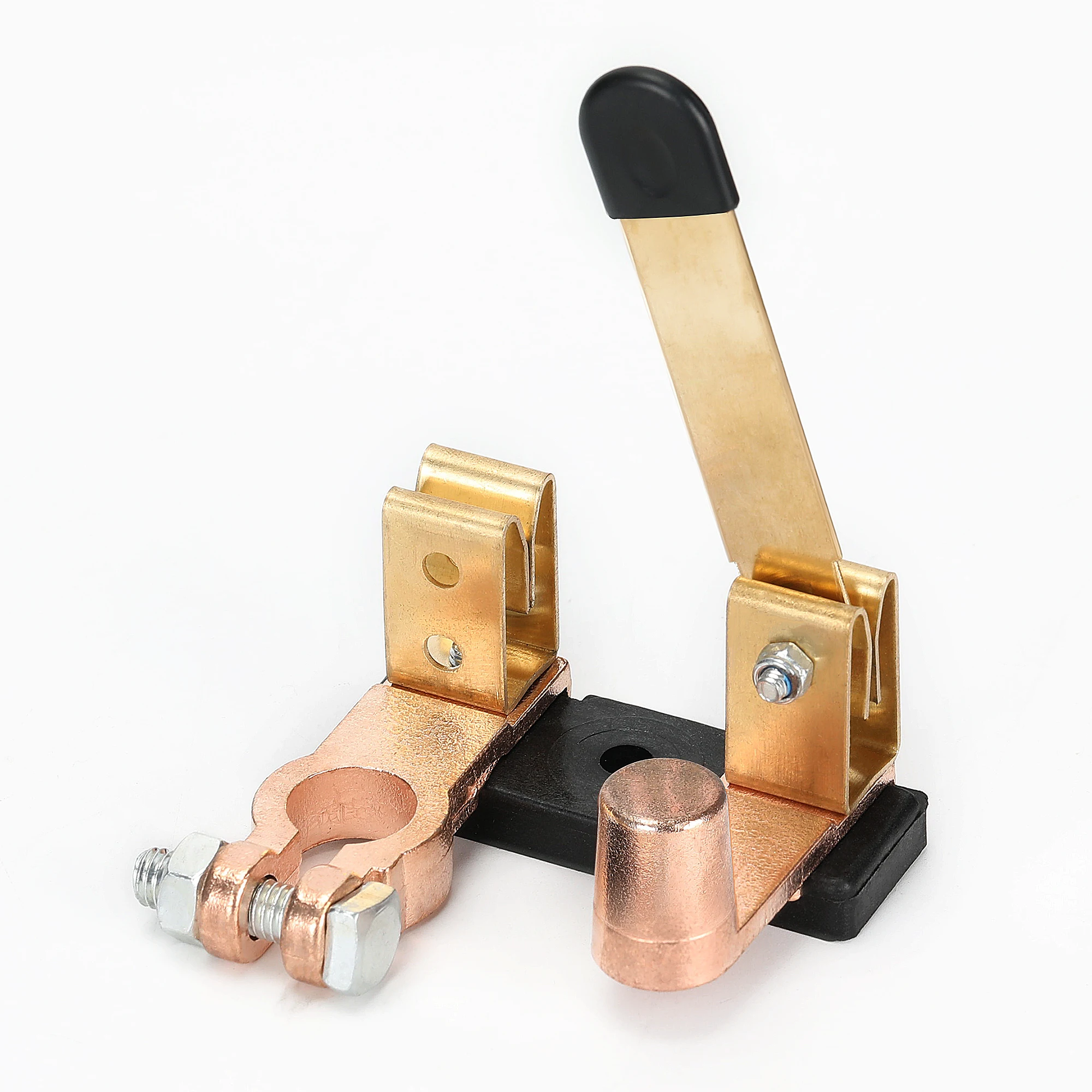 Car Battery Power-off Switch Brass Knife Switch Power Supply Modification 12V Battery Connection Post And Circuit Breaker Clip