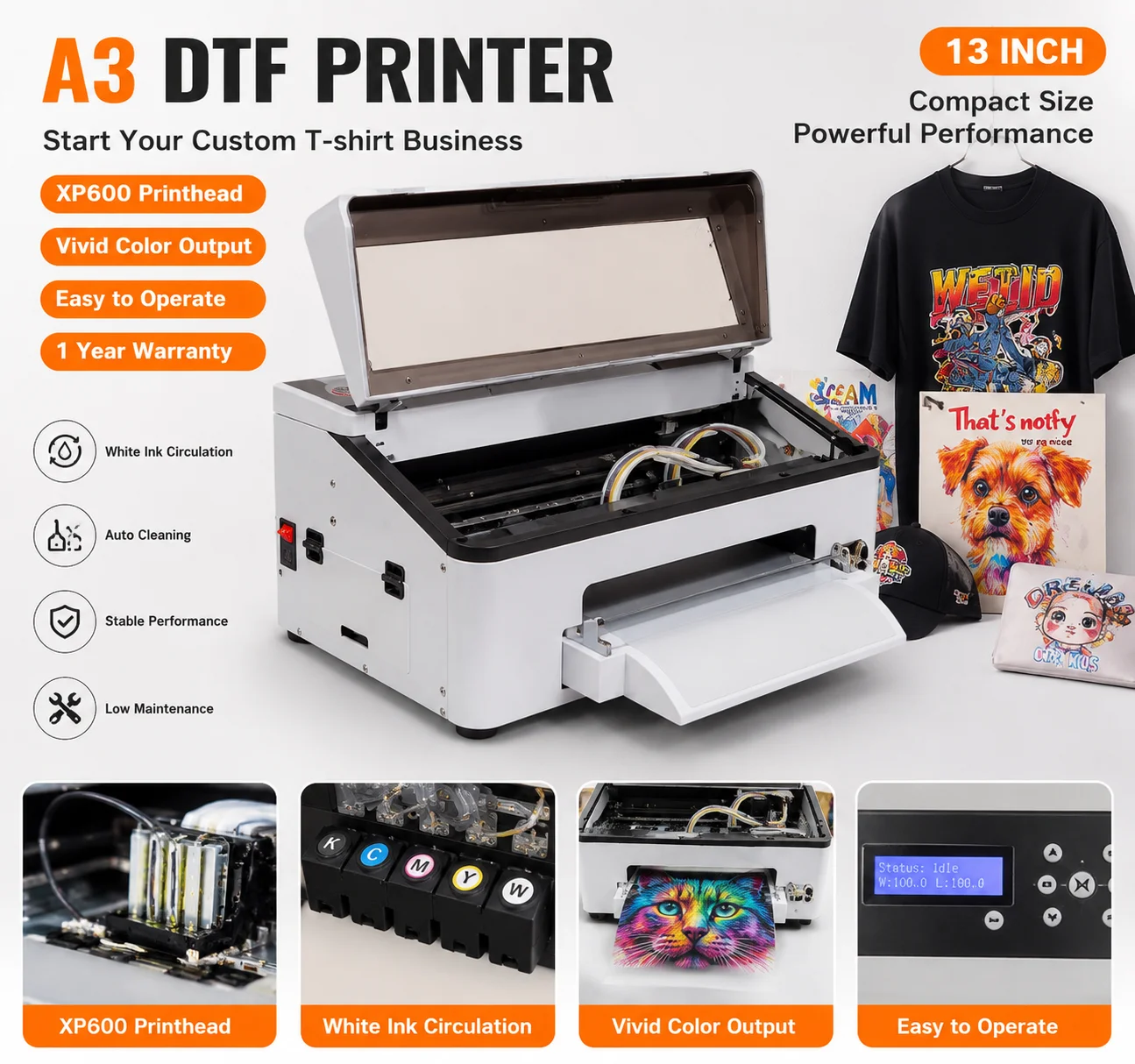 Принтер DTF A3 XP600 2026 года – обзор и цена Dtf Powder Shaker