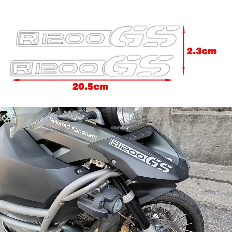 Motorcycle Stickers For BMW R1200GS R1200 R 1200 GS Tank Pad Body Shell Wheels Rims Helmet Decal ADV Adventure Reflective decal