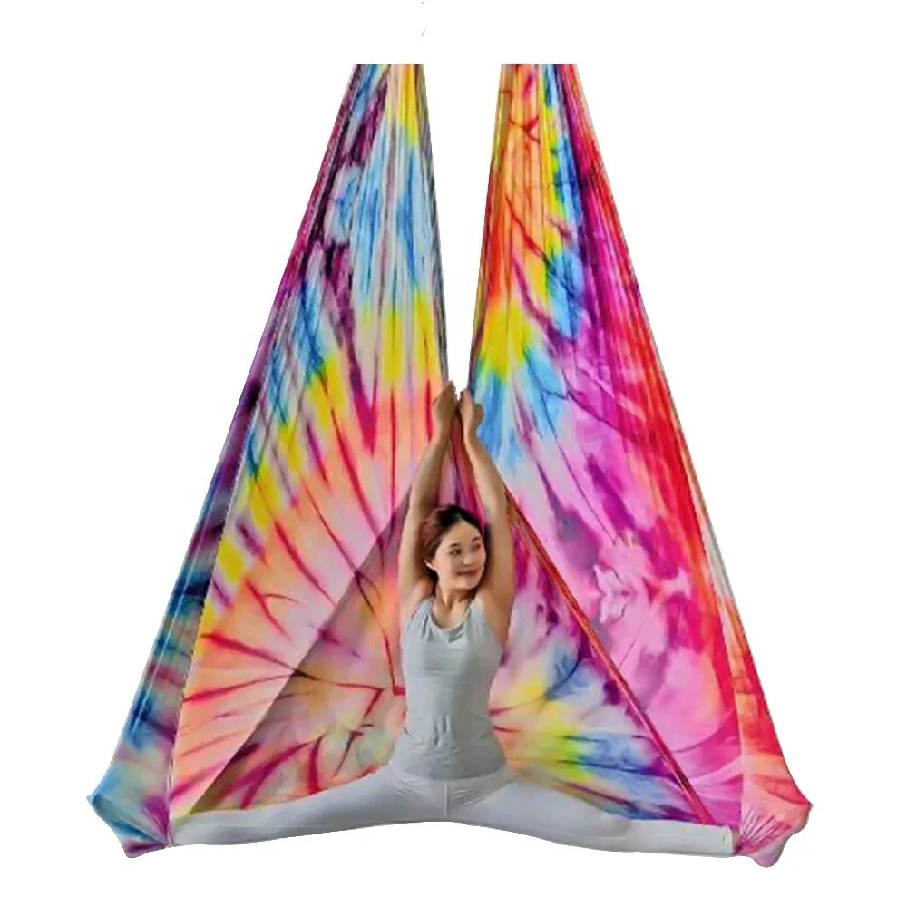 Good Selling Aerial Silks 4m*2.8m Nylon Aerial Yoga Hammock Fly Yoga