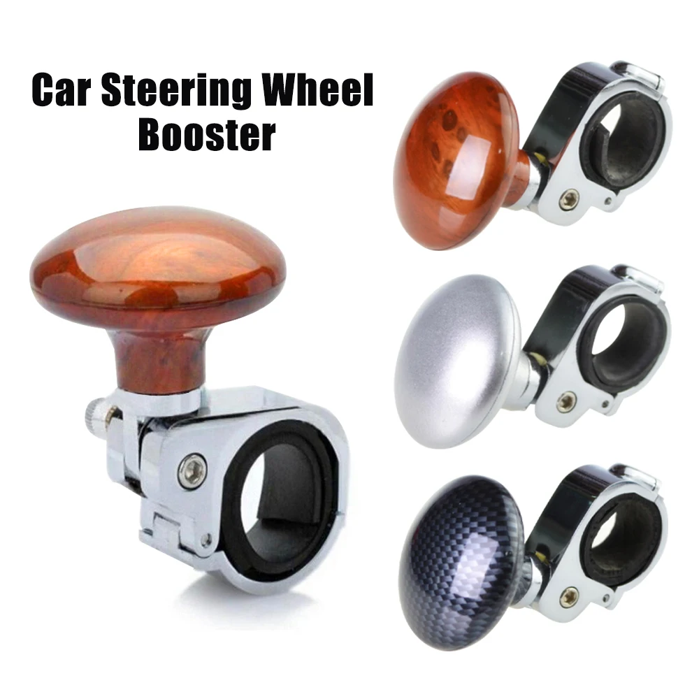 3 Farben Der neue, langlebige, rutschfeste, stilvolle Lenkrad-Booster für das Auto, Kraftverstärker, Hilfssteuerknopf, kugelförmiger Griff-Booster – Detail 1