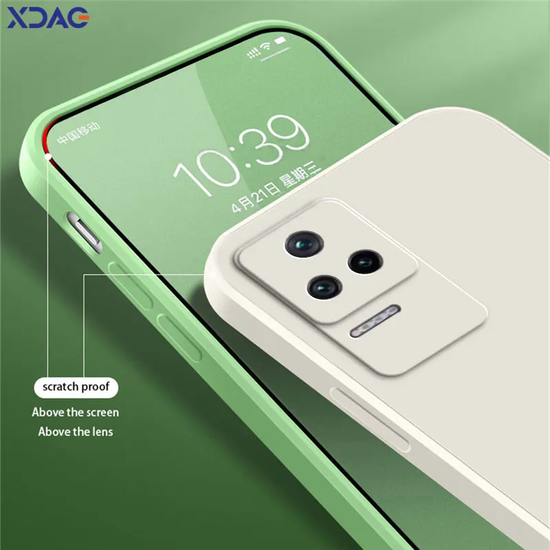 Original Liquid Silicone Case for Xiaomi POCO F4 GT