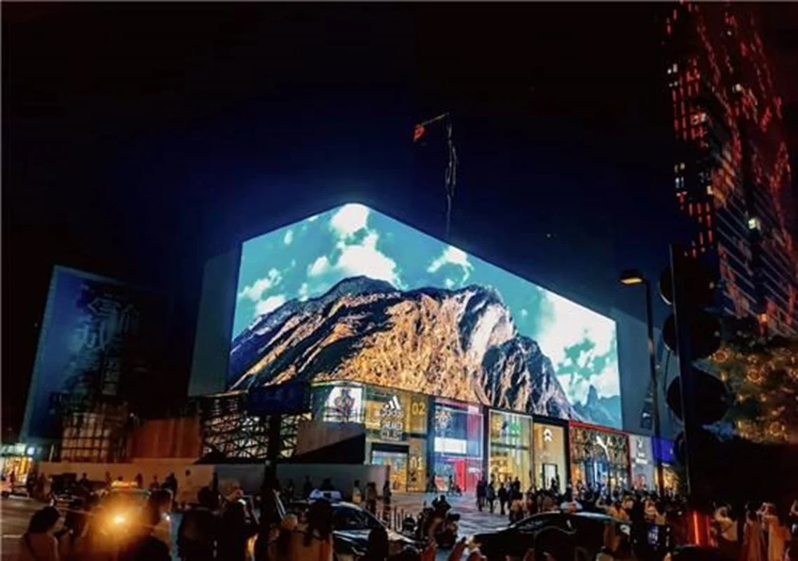 Outdoor fixed installation of high-definition P4 full-color LED video display screen, suitable for large-scale installation