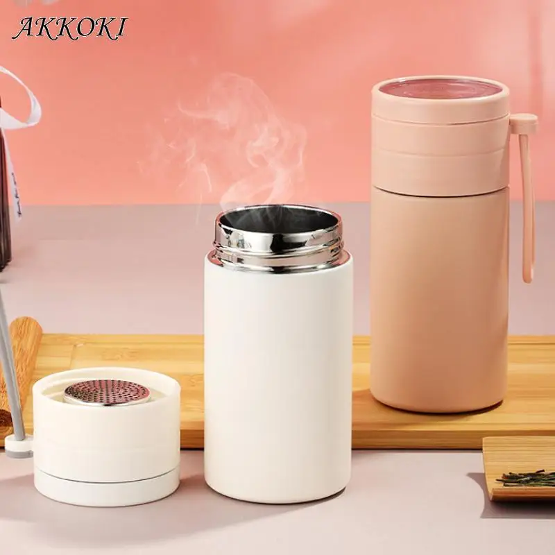 280Ml Mini Stainless Steel Coffee Cup Water Bottle Leak-Proof Car Vacuum Flask Travel Insulated Bottle Thermos Mug