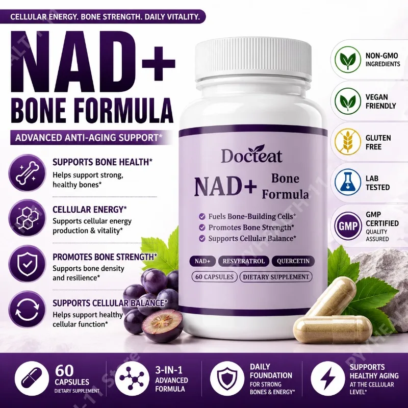 Капсулы Docteat NAD+ с ресвера – обзор и цена Wellness Quercetin