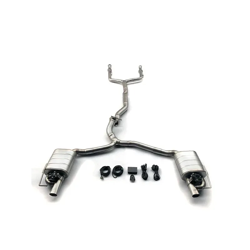 Factory Hot Selling Tuning Exhausted Systems Car Catback Exhaust System Valve Electric Exhaust Pipes for   C43