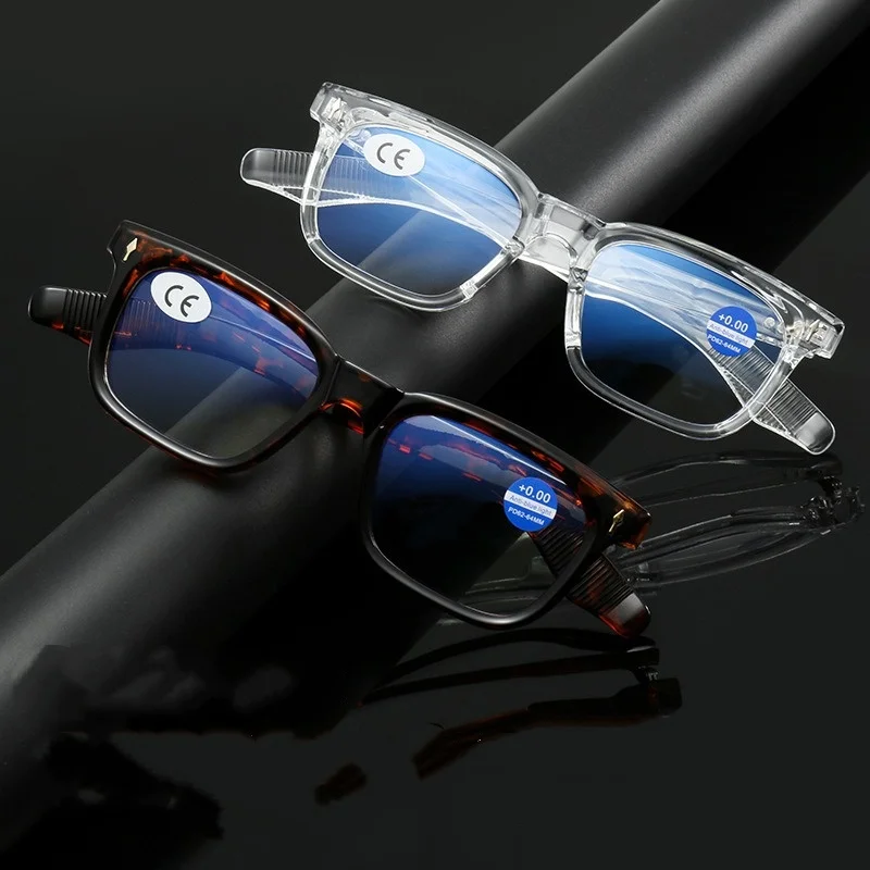 

Vintage Reading Glasses Unisex Classic Presbyopia Eyeglasses Anti Blue Light Eyewear Full Frame Reader Glasses