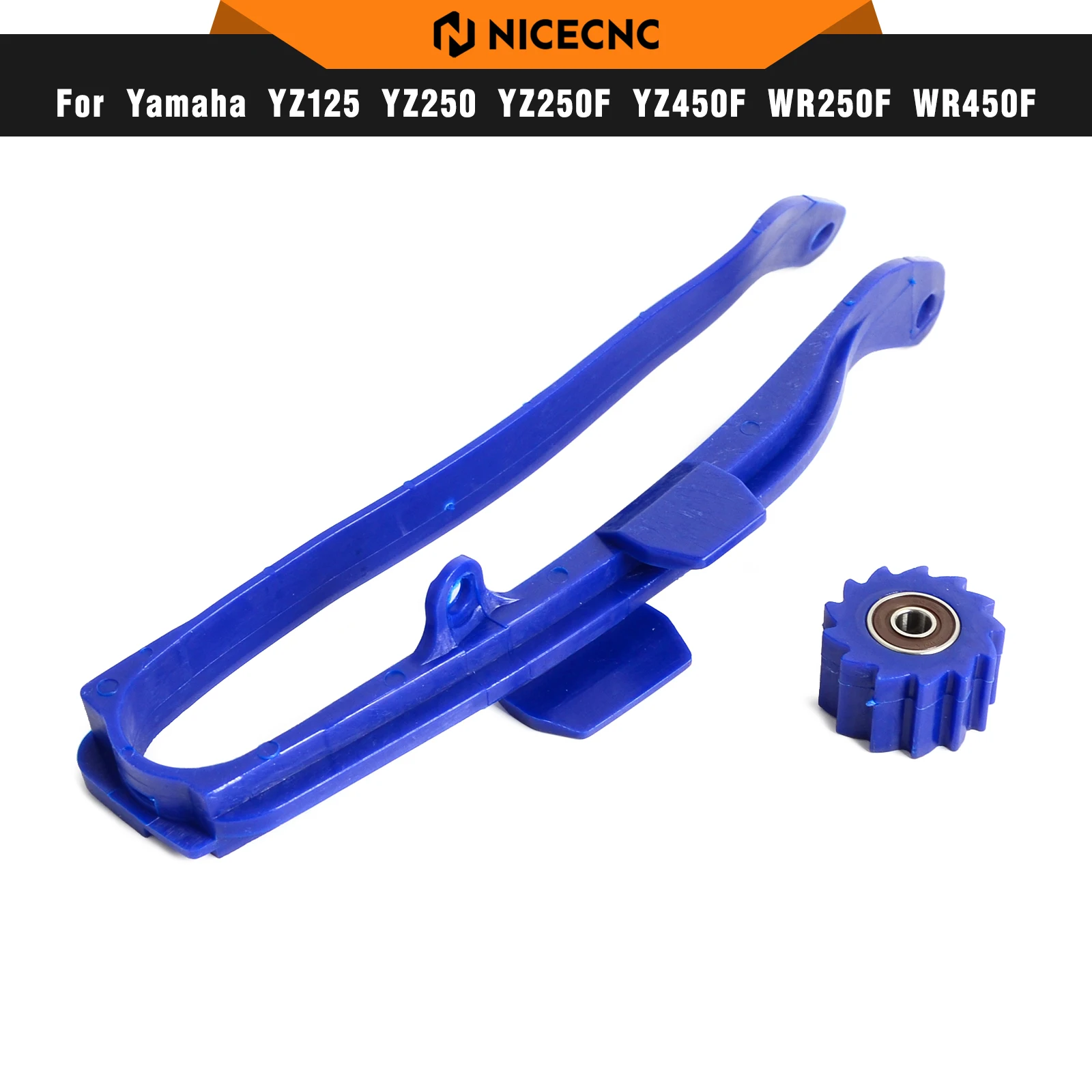 

NICECNC Chain Slider Guard Kit For Yamaha WR250F WR450F YZ250FX YZ450FX 2016-2023 YZ250F YZ450F 2009-2023 2022 2021 2020 2019