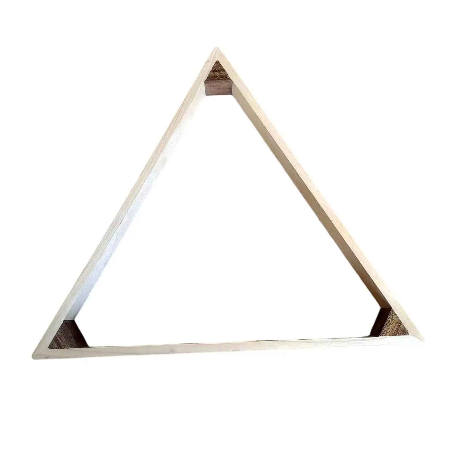 Billiard Balls Positioning Frame Wooden Triangle Pool Table Accessories Indoor Outdoor Ball Holder for Family Game Room