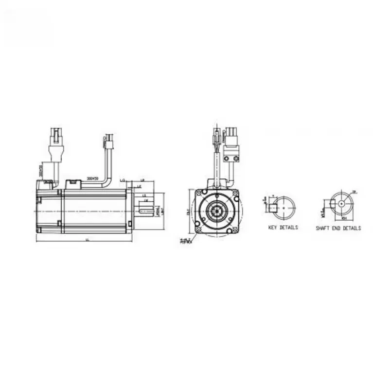 100% New for Delta ECMA-C20401RS AC Servo Motor 100W 3000 RPM 220V in Stock view 4