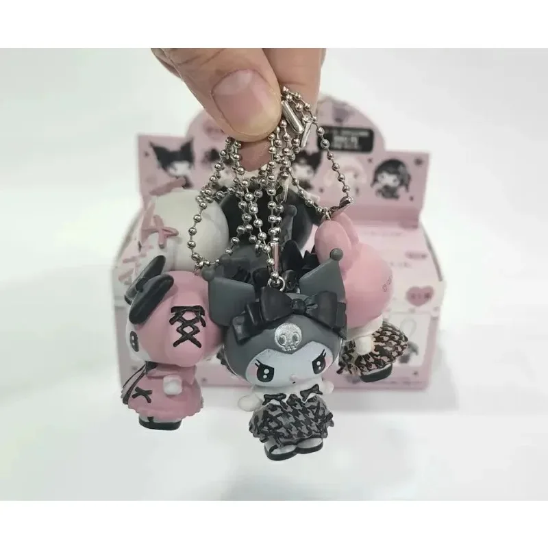 Sanrio Kuromi My Melody Blind Box Anime Figure Collection Girls Backpack Keychain Surprise Toy Gift toys hello kitty blind bag view 2