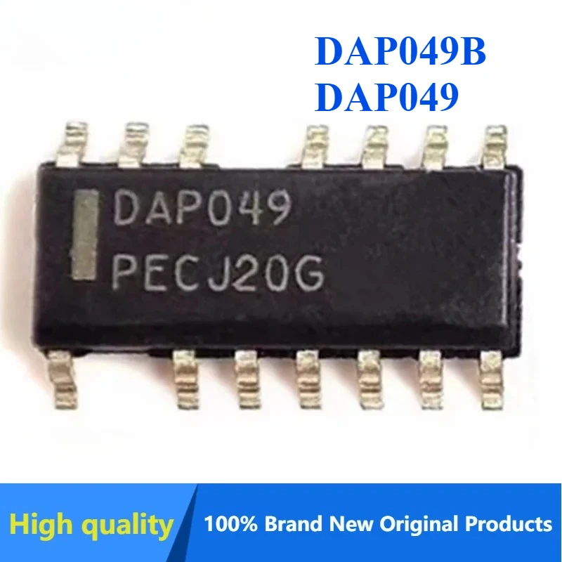 10-50PCS 100% New original DAP049B (DAP049) - Brand new, in stock, surface mount package, SOP-14 power management chip IC.
