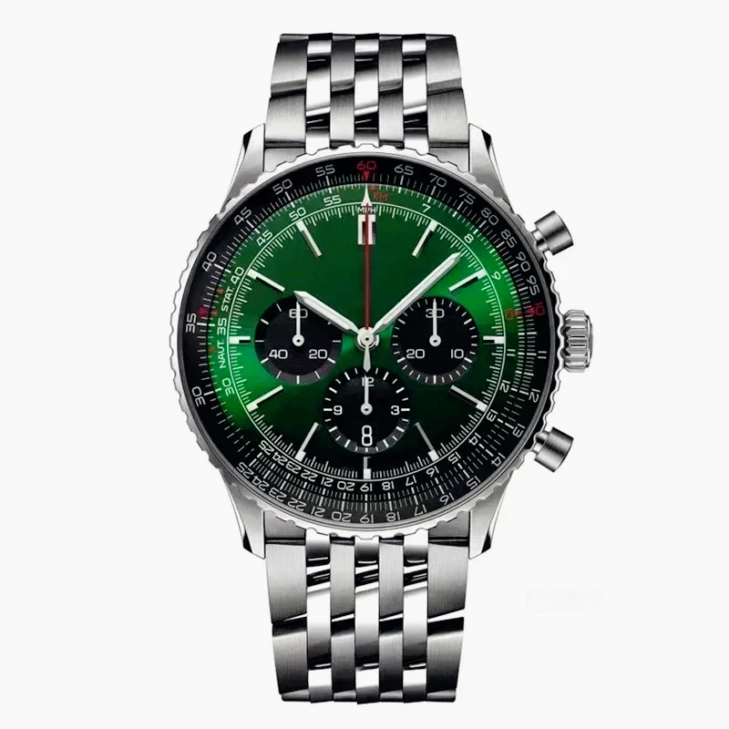 2026 hoogwaardig vrijetijdshorloge, multifunctioneel quartz chronograafhorloge voor heren, AAA, VK63 uurwerk AAAAA