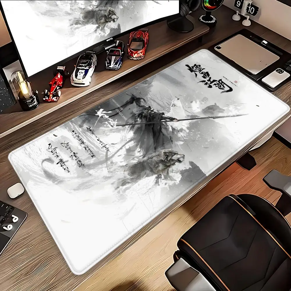 

Mouse Pad Desk Mouse Chinese Pad Cute HD Desk Pad Extended Gaming Keyboard Mats Large 100x50cm Style XXL Gamer Mousepad