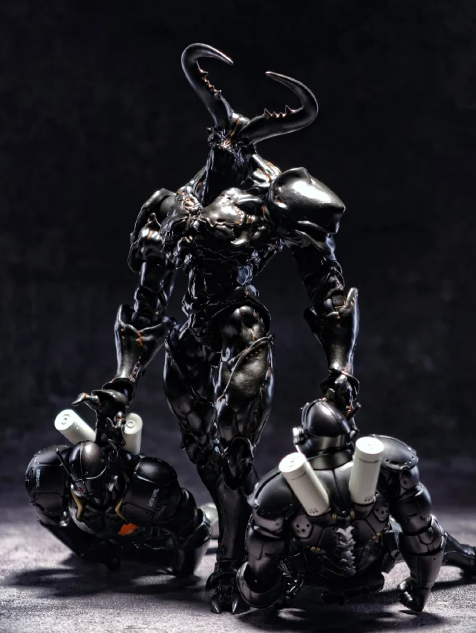 Neue Sexy Eis Original Eis Studio Wurm Serie 1/12 Künstliche Evolution Experiment B0199 König Tiger Rüstung Modell Handgemachte Spielzeug Geschenk