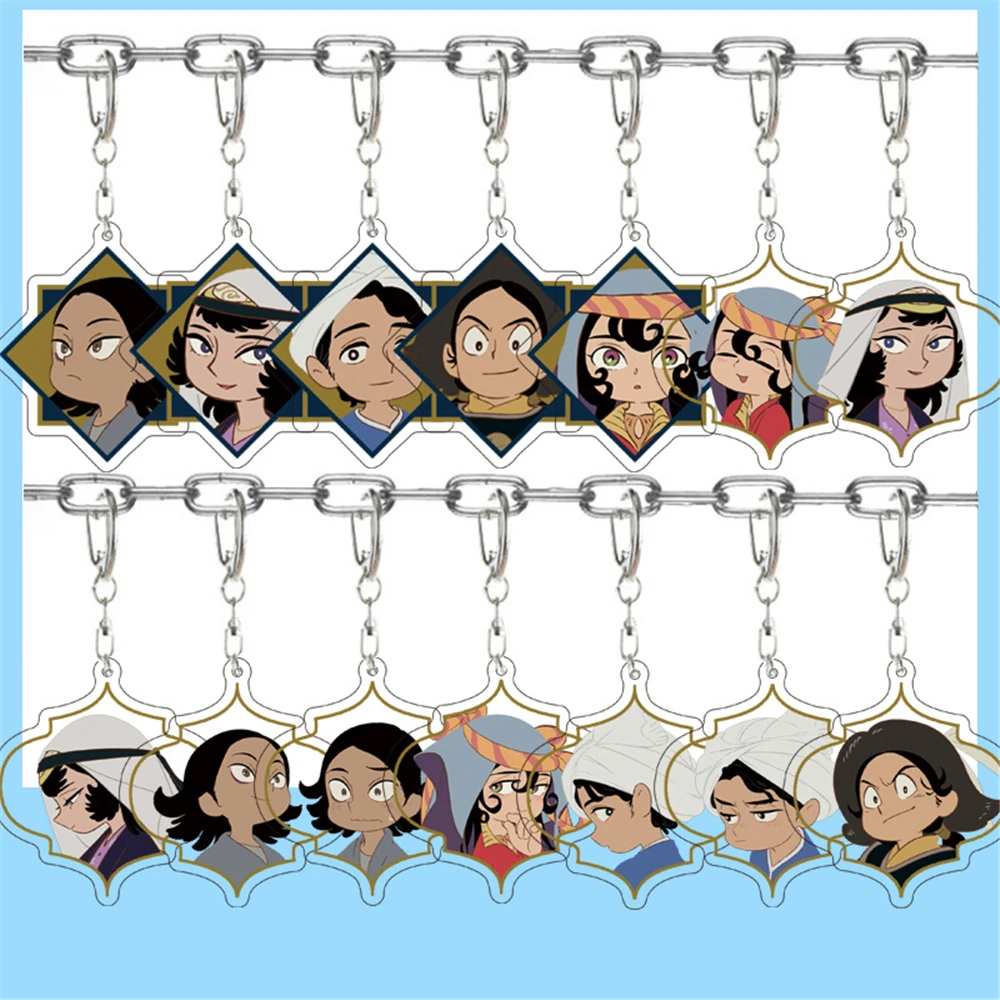 Anime A Witch's Life in Mongol Cosplay COSTUME Acrylic Key Chain Keychain Pendant Accessories