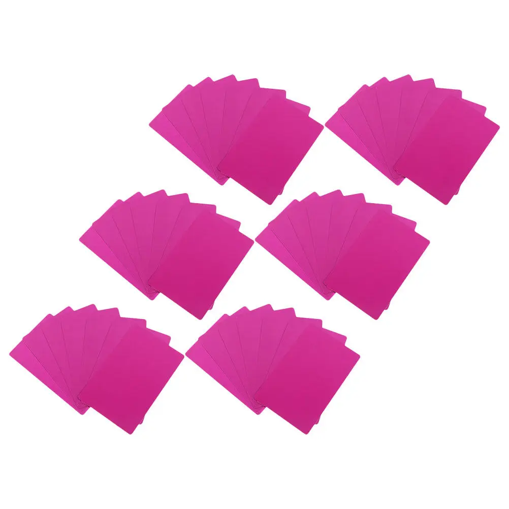 

100Pcs Blank Metal Name Cards Aluminum Business Cards Smooth Engraved Business Card Blanks for DIY Engraving Sublimation