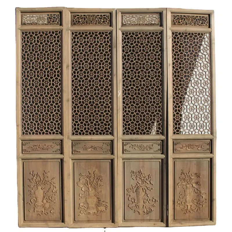 recycle furniture  antique reclaimed  wood accessories decorative screens