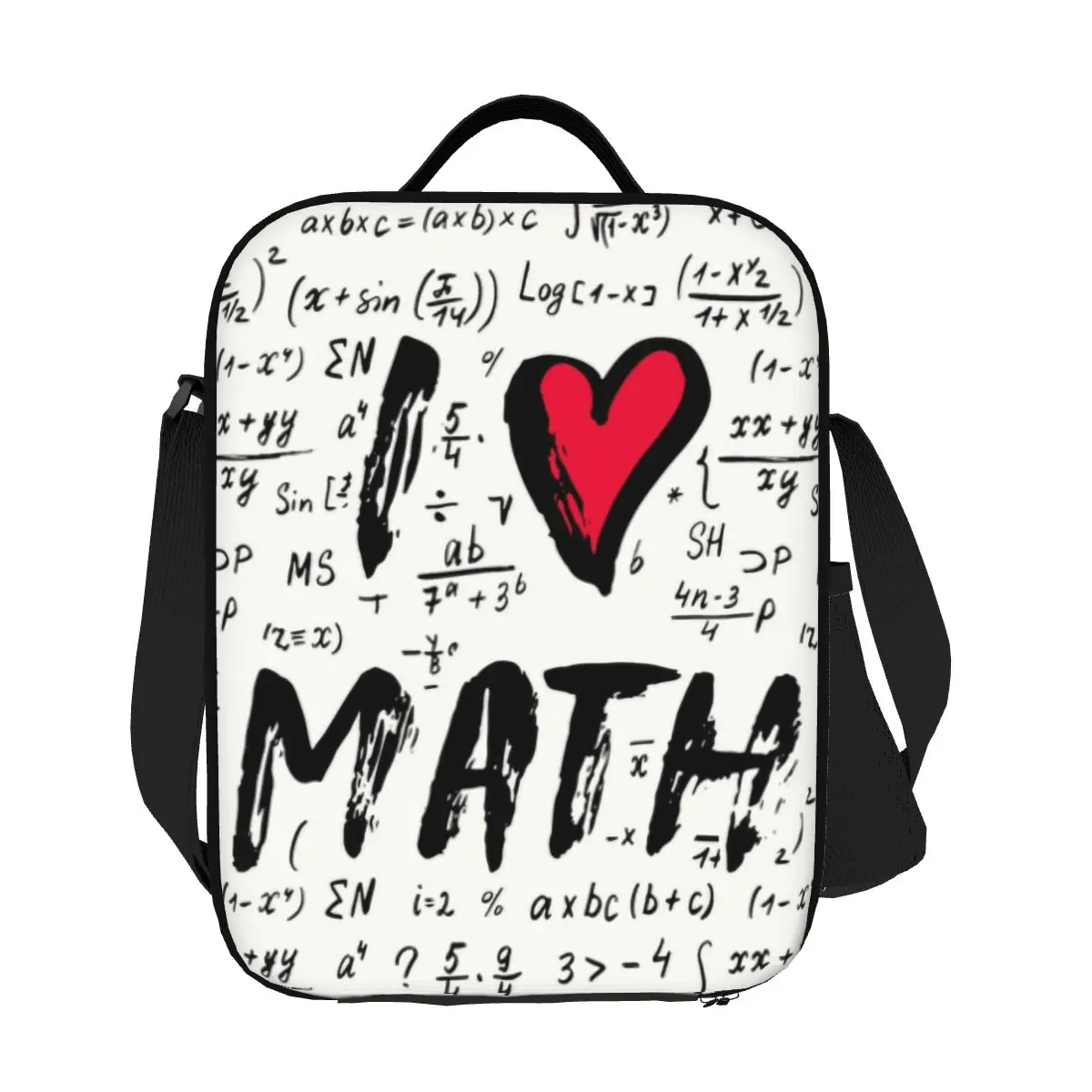 Benutzer definierte Mathematik Liebhaber Lunch Bag Frauen warm kühler isoliert Lunchbox für Schüler Schule