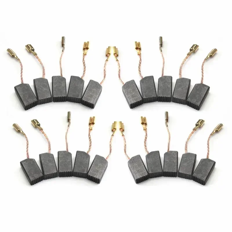 20Pcs 6*8*14mm Motor Carbon Brushes Set For Electric Drill Angle Grinder Carbon Brushes Power Tool Accessories