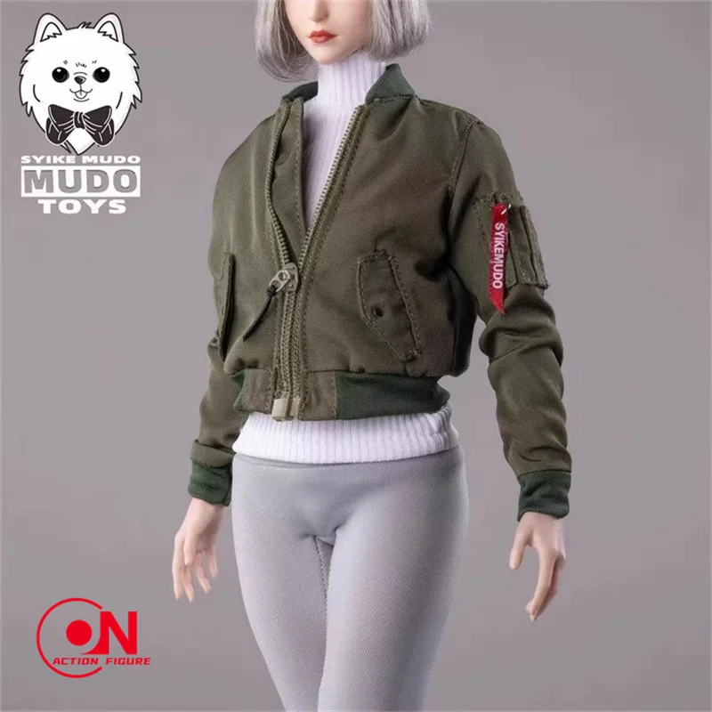 CTC-010 1/6 الطيار سترة الترفيه القطن معطف موضة الملابس نموذج صالح 12 "أنثى الجندي عمل الشكل دمى الجسم #5