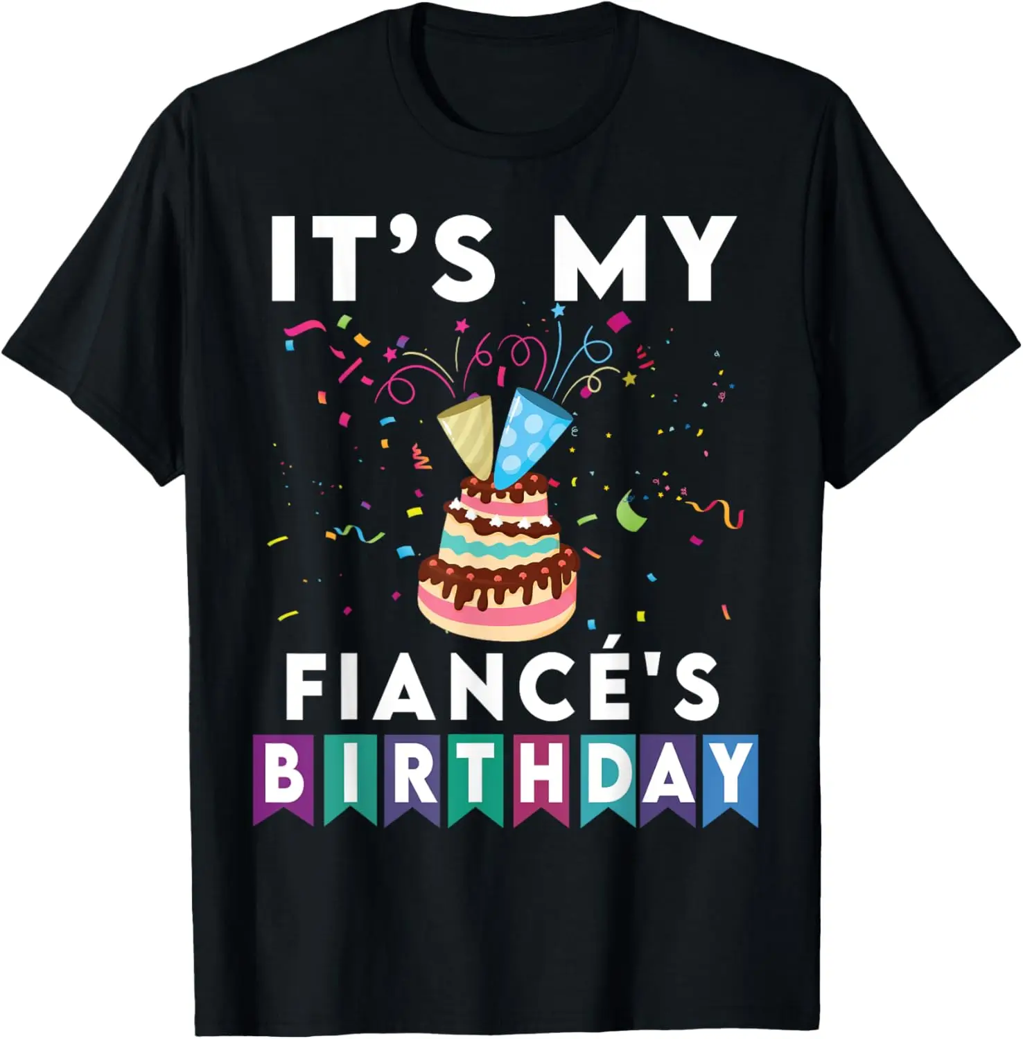 

It's My Confidé's Birthday Family Matching Confetti Cake T-Shirt