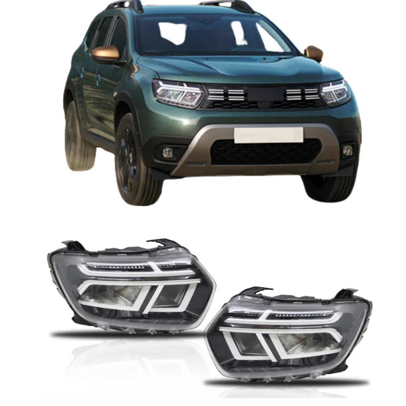 

Right or Left Headlight For Dacia Duster 2021-2023 High Quality Waterproof Automobile Spare Parts 260602465R-260106194R