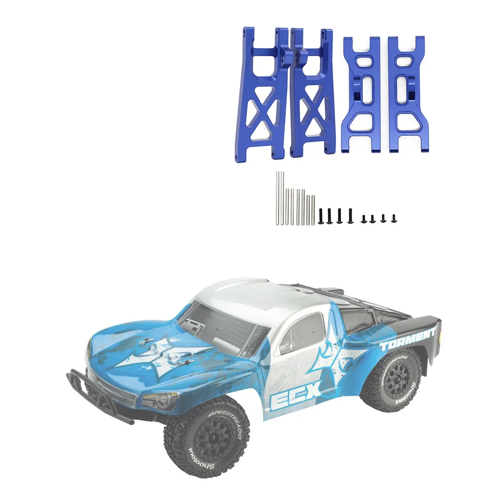 M07K-4Pcs Front And Rear Suspension Arm For 1/10 ECX 2WD Series Ruckus Torment Axe Brutus Circuit AMP RC Car Upgrade Parts