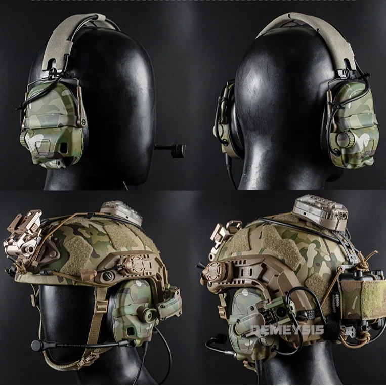 لسماعات الأذن التكتيكية Gen6 للحد من الضوضاء، ودعائم السينما والتلفزيون، ومحول السكك الحديدية متعدد الملحقات #4