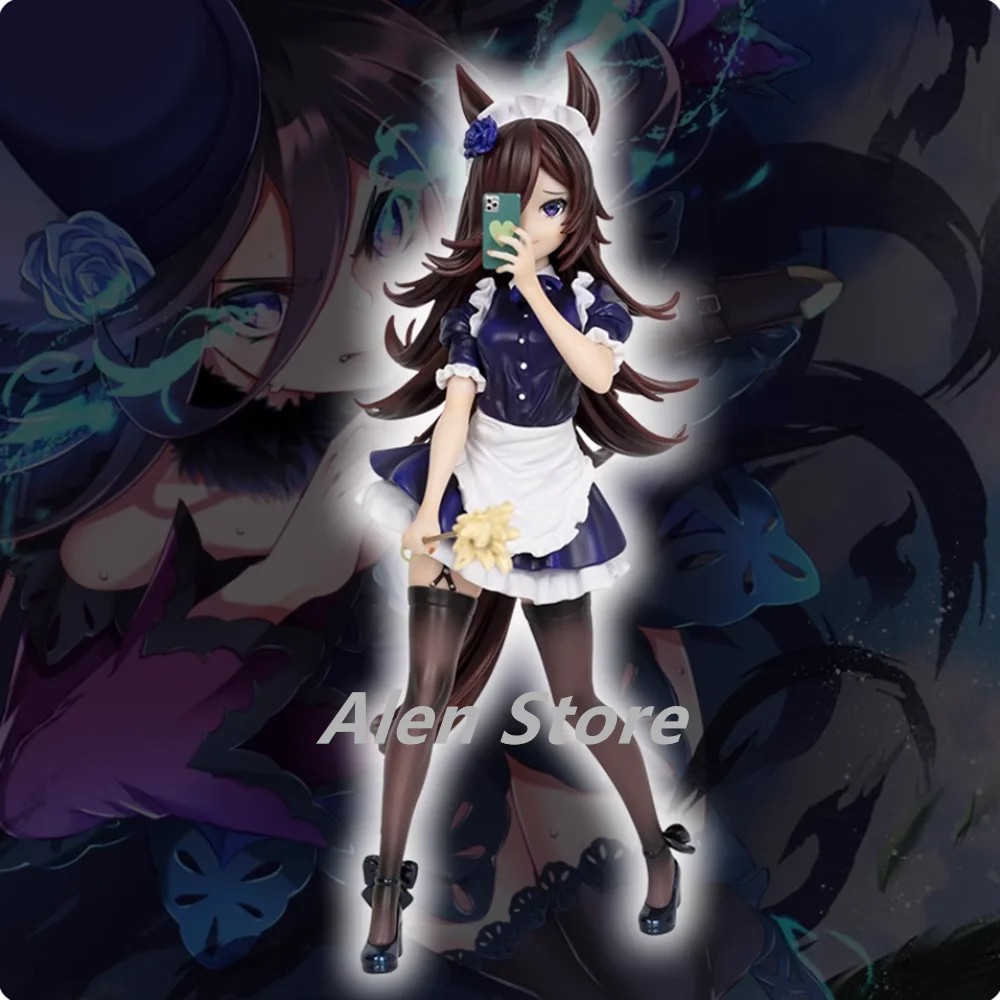 

25cm Umamusume: Pretty Derby Model Gk Rice Shower Oriental Style Ornament Anime Figure Beautiful Girl Statue Children Doll Gifts