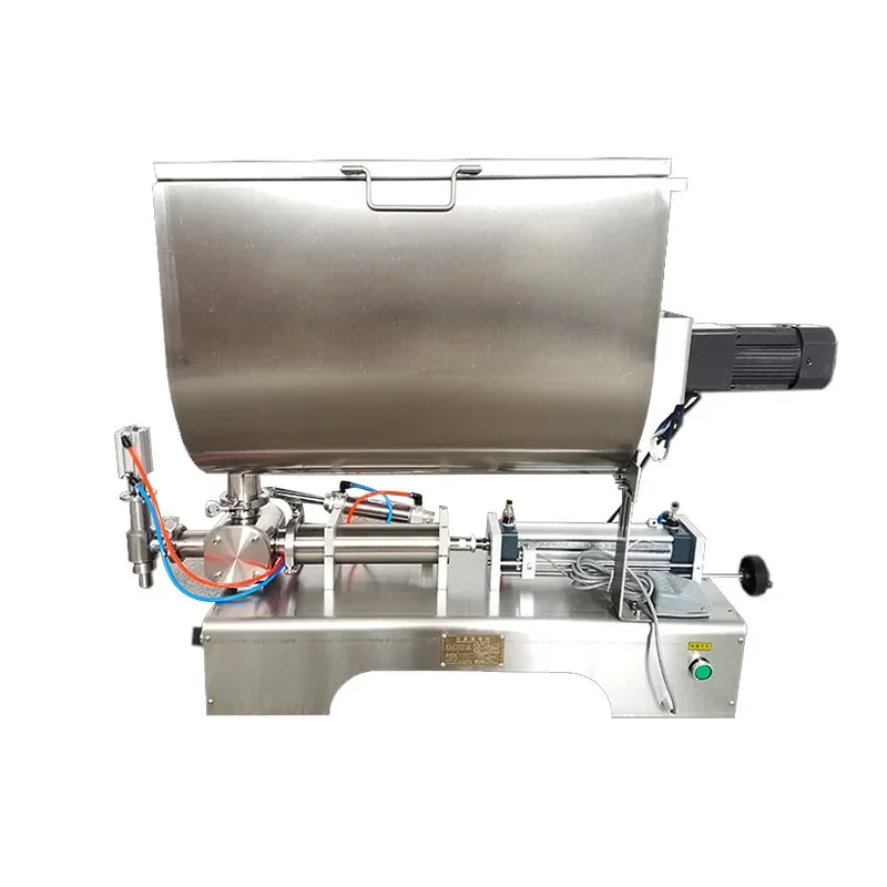 ماكينة تعبئة السوائل المعجون الكمي الأفقية الهوائية الأوتوماتيكية Lao Gan Ma آلة خلط العسل والصلصة الساخنة من النوع U