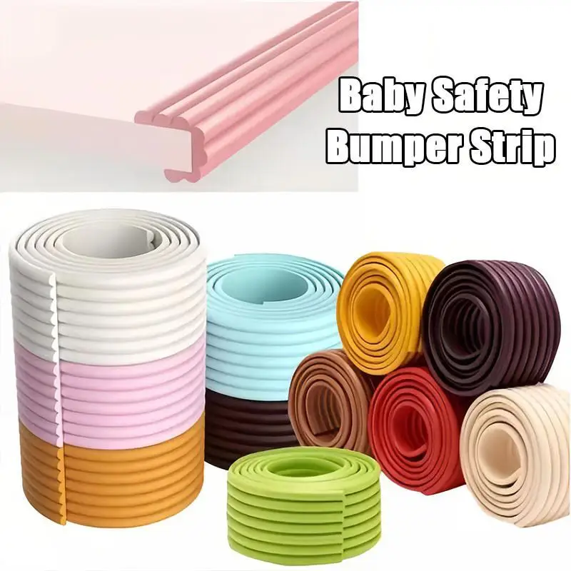 High Elastic Baby Safety Foam Corner Edge Protector 1/2PCS Anti-Collision Guard for Table Aircon Gap Seal Toddler Safety