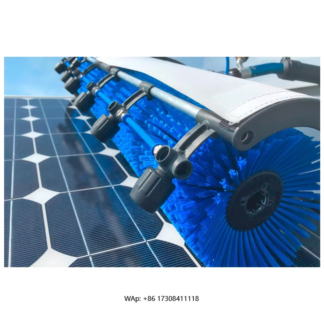 

Автоматическая машина для чистки солнечных панелей, телескопическая роликовая щетка, инструменты для чистки солнечных панелей фотоэлектрической станции