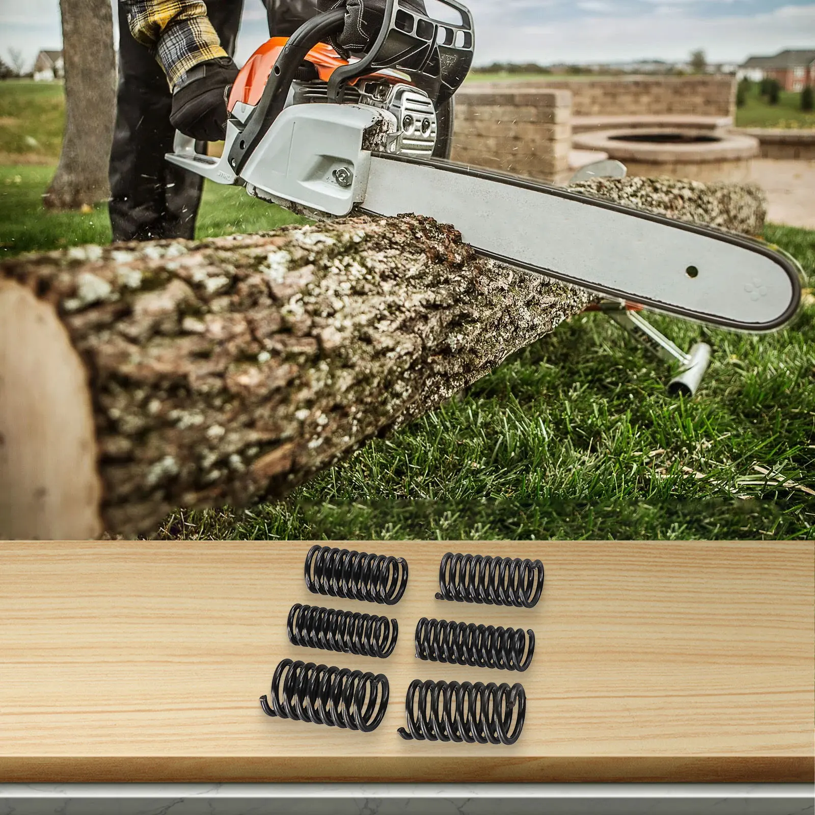 Innovative Design Chain Saw Springs Pack Of Six Tailored For Effective Use With Stihl's Most Popular Model Series