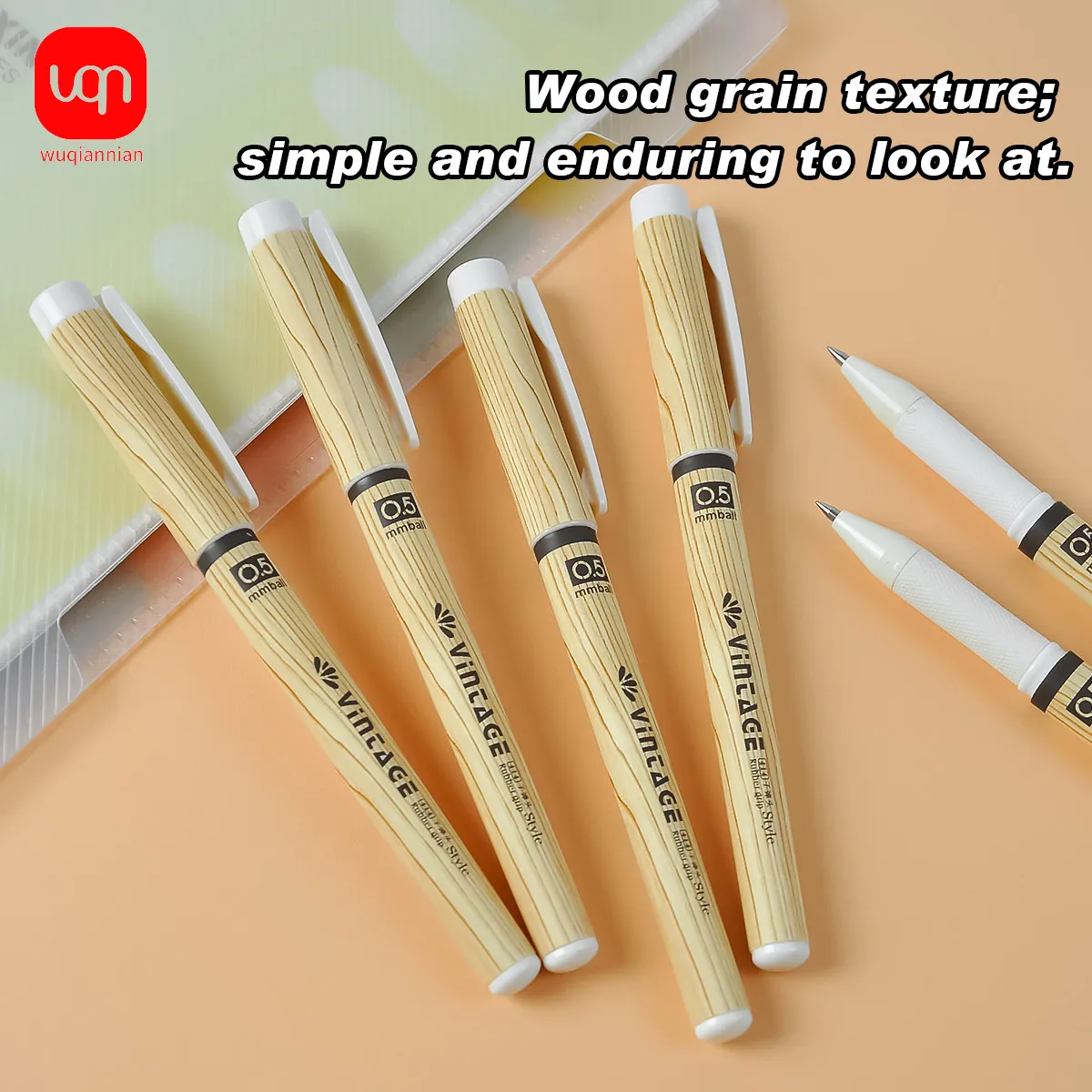 

WQN 0.5mm High Grade Black Gel Pen Set Quick Drying Carbon Ink Accounting Pens for Office And School Stationery Supplies