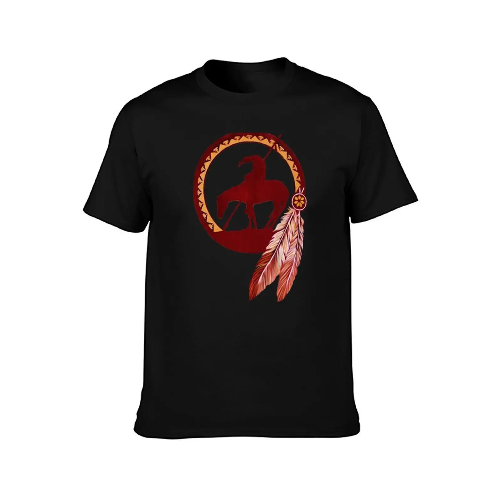Trails End Dream Catcher T-Shirt Plus Size Summer Short Sleeve T-Shirt