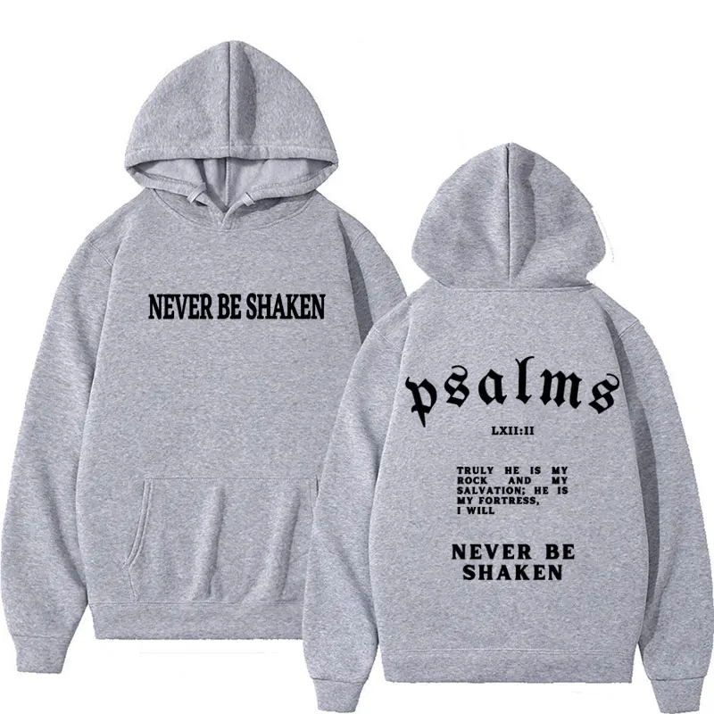 Moletom cristão estético masculino, pulôver casual de grandes dimensões, verso bíblico, vestuário de Jesus, moda masculina, streetwear