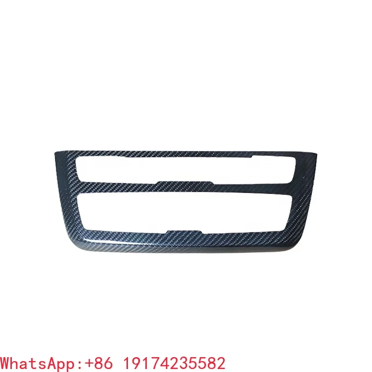 

Real Carbon Fiber Interior KitsCenter Multi-media Middle Console Cover Trim for BMW 3 Series F30 2012-2016