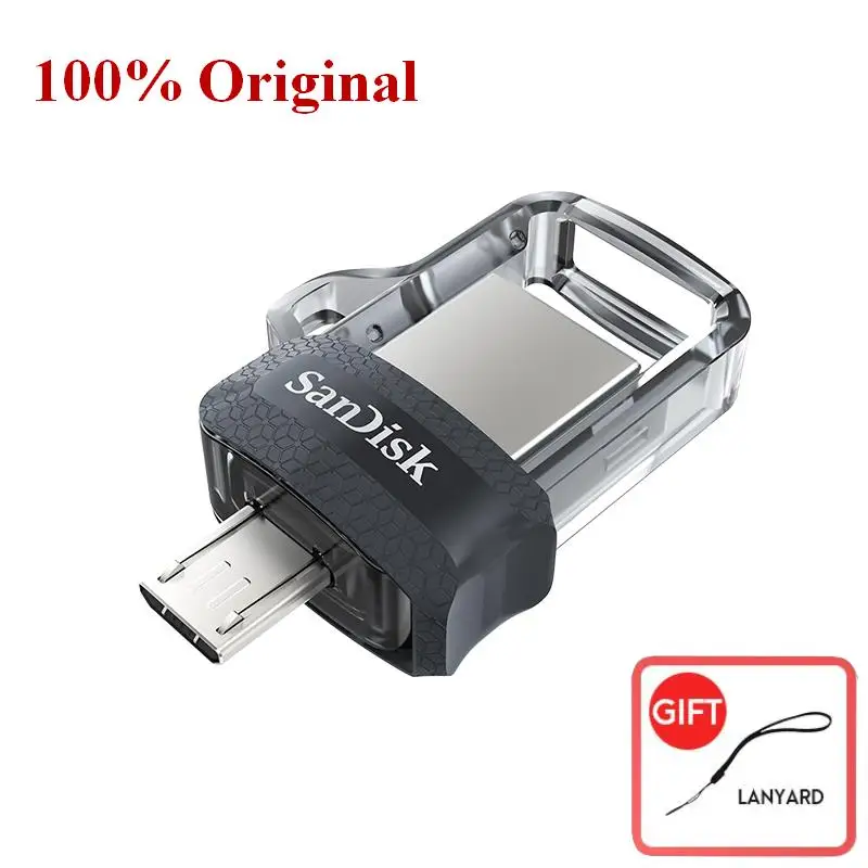 Sandisk SDDD3 Dual OTG 256G Flash Drive Extreme high speed 150MB/S 64GB 128GB 32GB 16GB Pen Drive USB3.0 For Phone or PC study