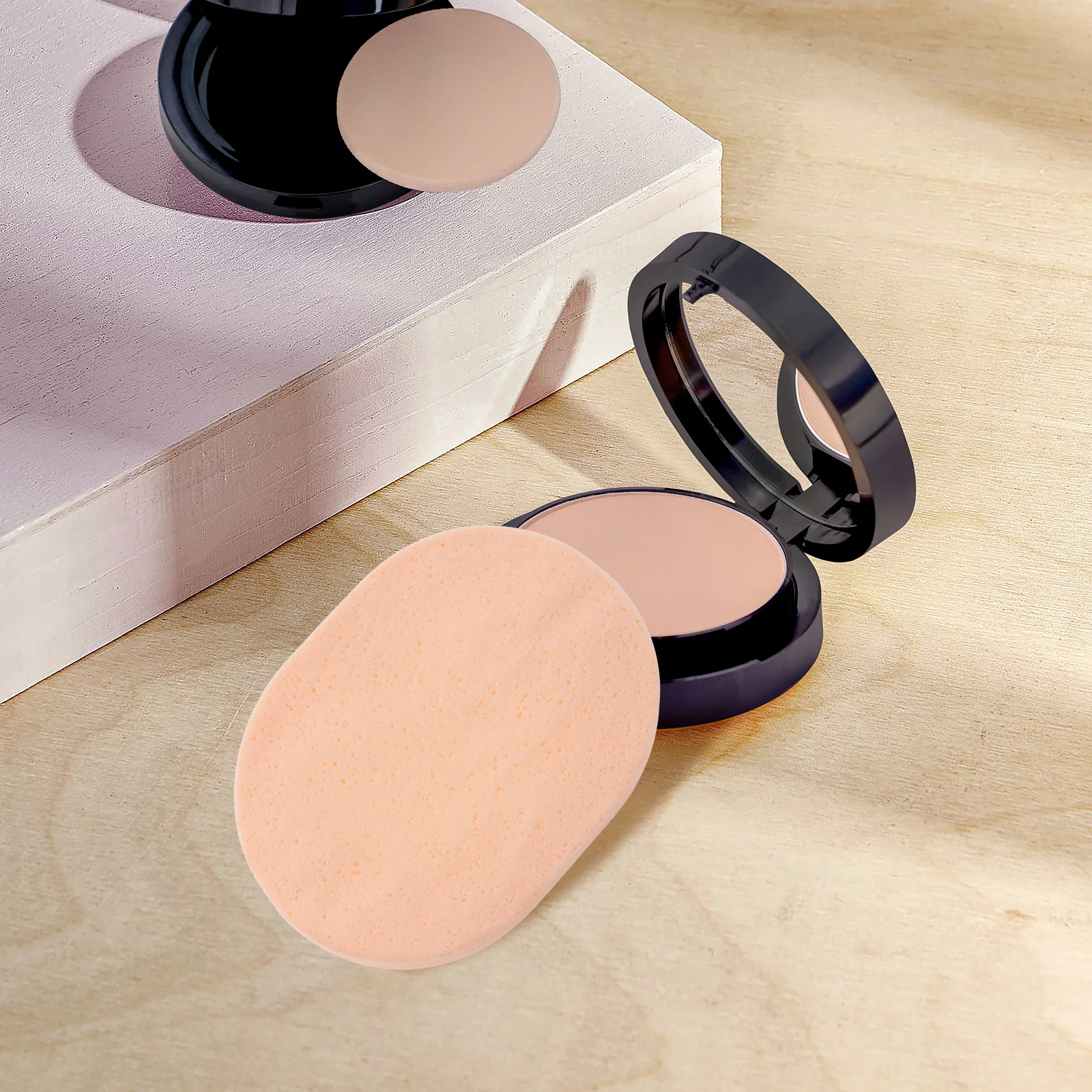 

24pcs Facial Sponges Lightweight Portable Exfoliating Scrubber Reusable Travel Face Cleaner Multi-Function Skin Care for Makeup
