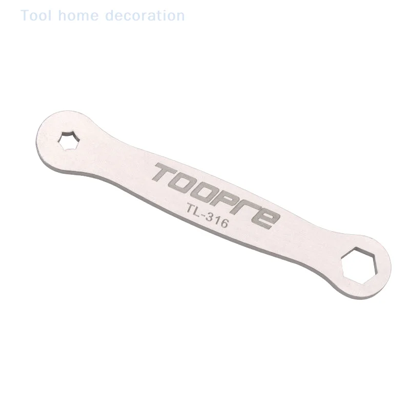 2-in-1 CNC Machining Pedal Bolt Removal Installation Tool 3.2/3.4mm Torx Head Screw Wrench 6mm Hex Wrench Bicycle Mounting Tool
