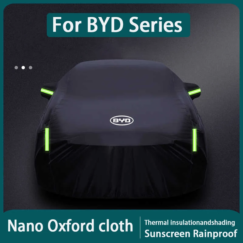 

Автомобильное пальто из ткани Nano для BYD Dolphin Qin Song PLUS Destroyer Yuan Seal Don, автомобильный чехол, солнцезащитный и непромокаемый, водонепроницаемый, пылезащитный