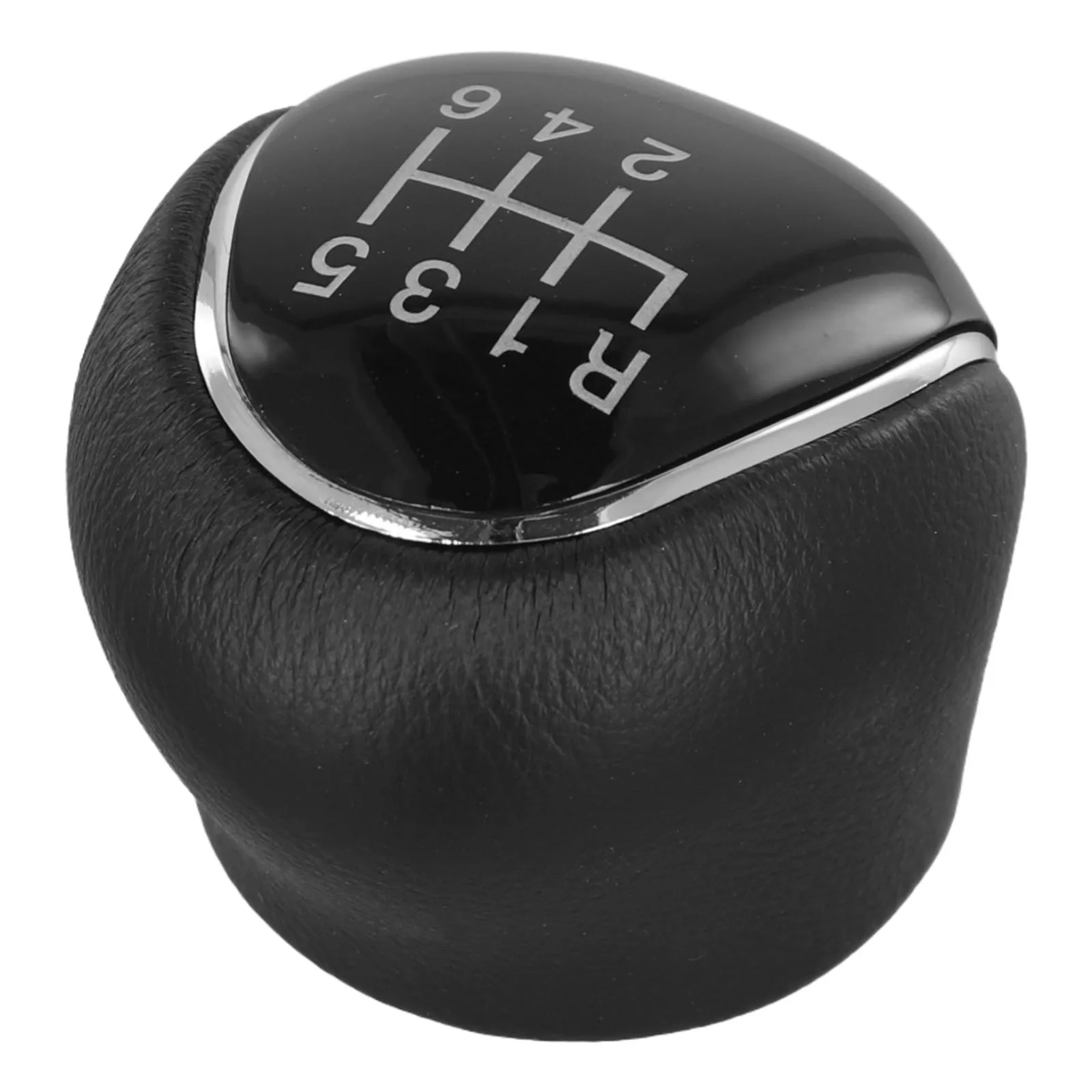 Gear Knob For Ford 6 Speed Gear Shift Knob Comfortable Grip Enhances Driving Experience PU Leather For Ford C-Max