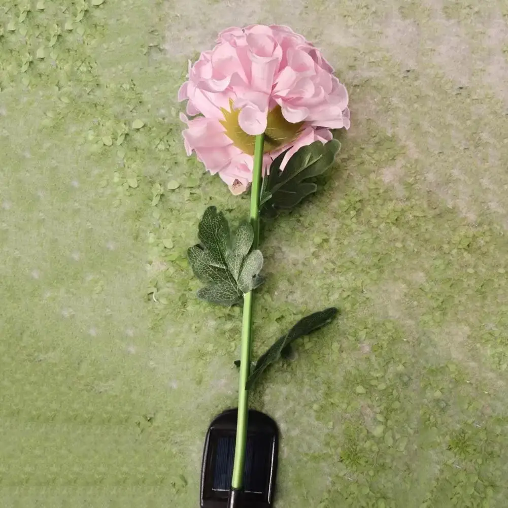 Feenhafte Hortensien-Solarleuchten, wasserdichte LED-Gartenleuchten für den Außenbereich, bunte Blumensteckleuchten für den Garten