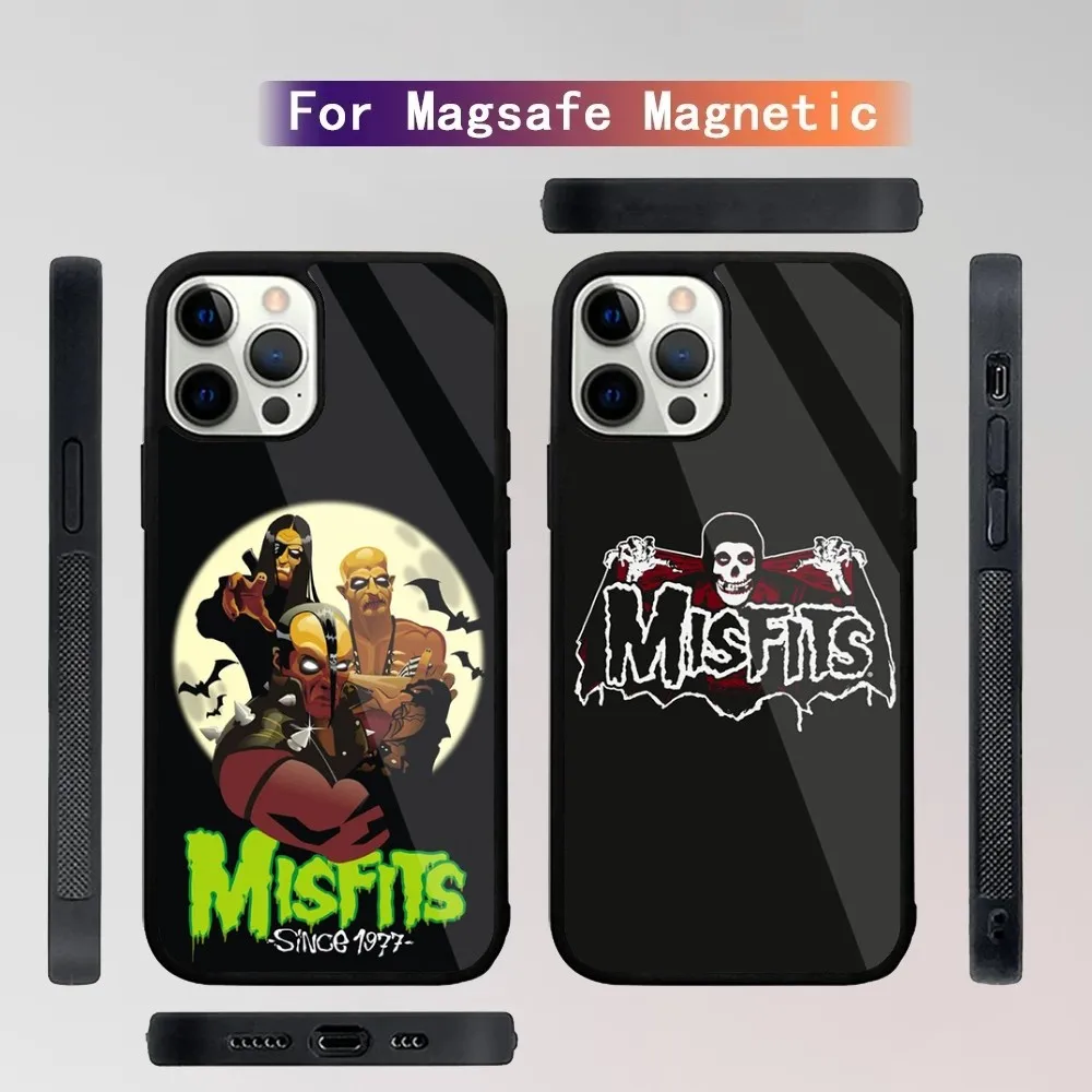 

Rock Band M-Misfits Phone Case For iPhone 15,14,13,12,11,Plus,Pro,Max Mini Magsafe Magnetic Wireless Charging