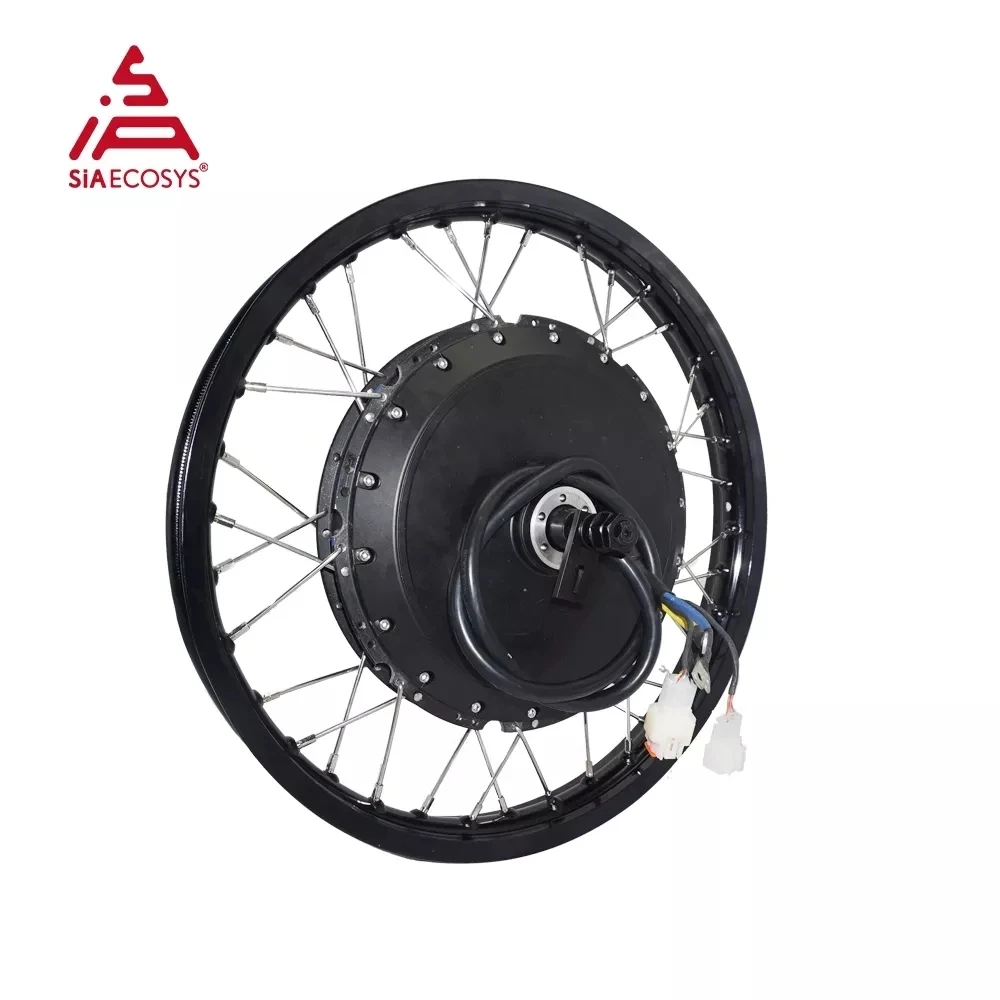 QS Motor QS273 12000W 50H V3 Electric Spoke Hub Motor with 19inch Moped Wheel Rim with SVMC72200 Controller