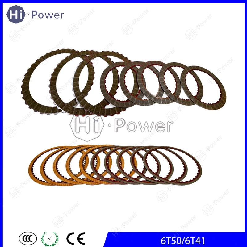 

6T41 6T50 Диски сцепления автоматической коробки передач для Buick Opel Chevolet Saab Saturn Фрикционные диски коробки передач