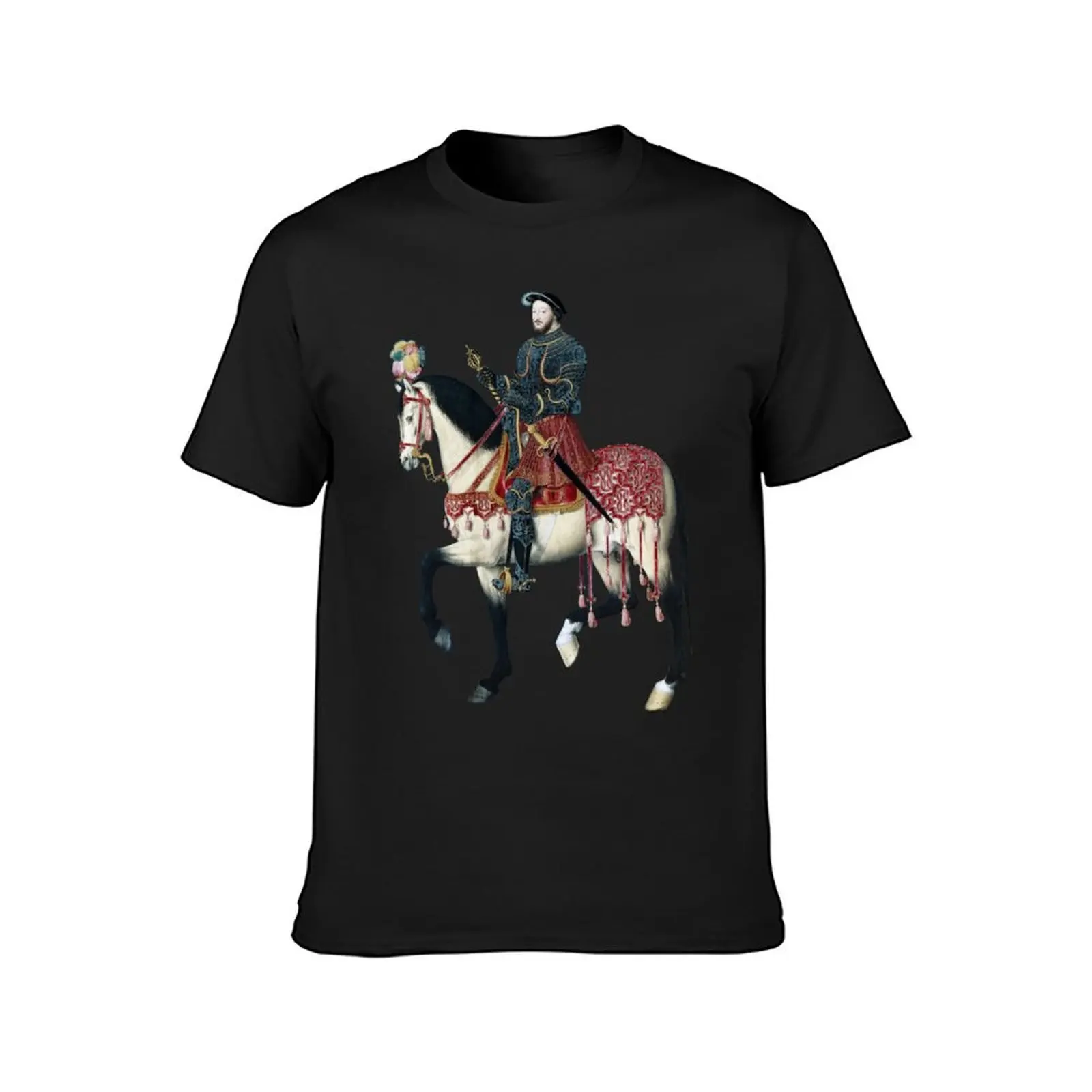 Jean Clouet - Portrait of Francis I, King of France T-Shirt boys animal print for a boy mens graphic t-shirts big and tall