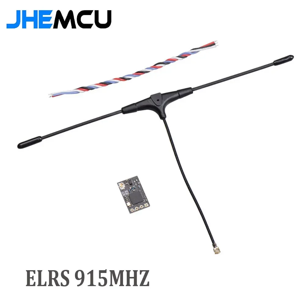 JHEMCU ELRS 915MHZ Radio Nano Ricevitore a lungo raggio Open Source e alta velocità di aggiornamento Subminiatura RX per FPV Freestyle Drone