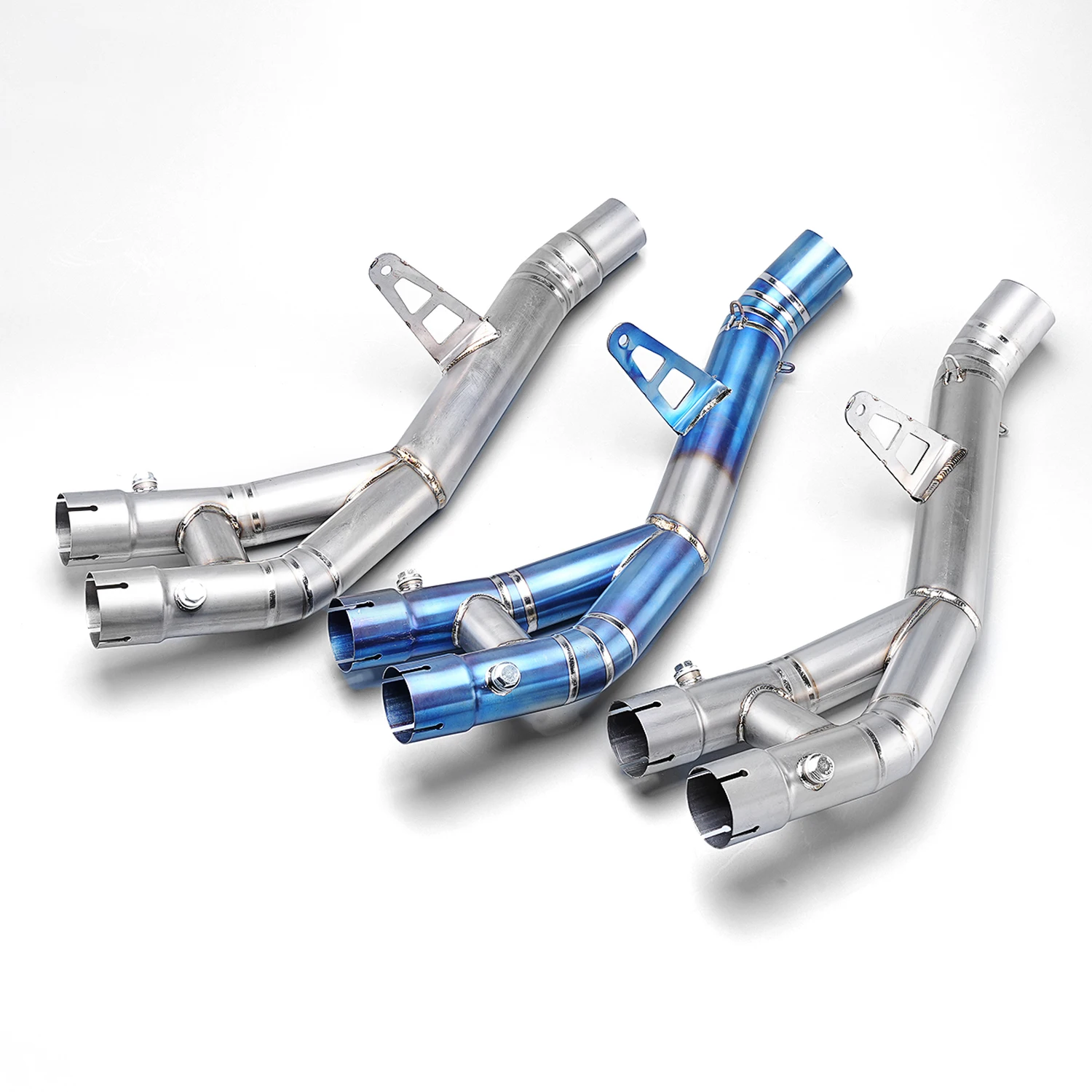 

for r1 ss Motorcycle Exhaust system mid section link pipe modified non-destructive installation adapter connect Suitable